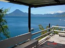 Deck view of the lake.