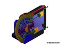 Hydraulic Pump-Rendered Section