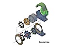 Hydraulic Pump-Exploded View-Autocad