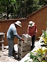 Pouring river column