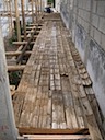 Interior walkway floors.