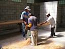 Teaching block masons cabinetry