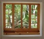 Planter box window interior