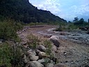 Upstream looking down