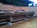 Bamboo drying for roof installtion