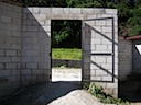 Installing the main entry gate